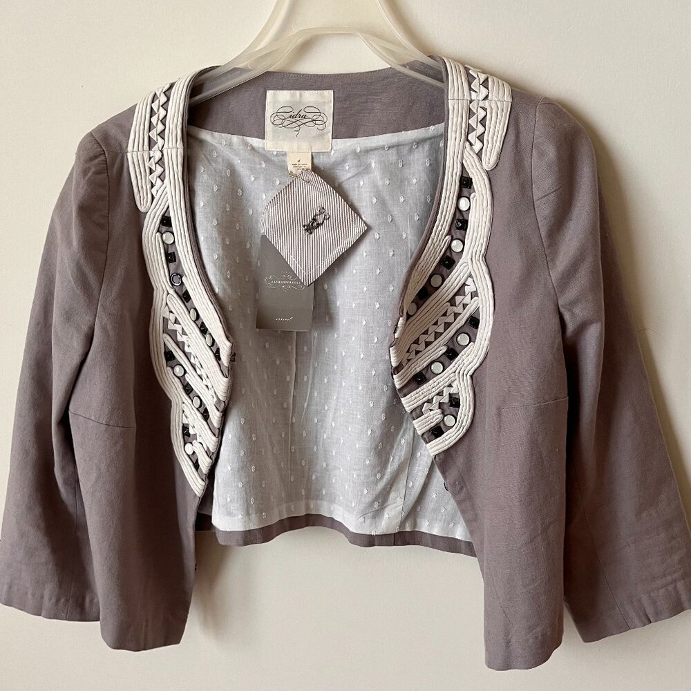 Sleek Short Cidra Grey Coat